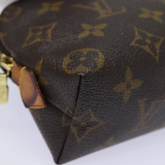 LOUIS VUITTON Monogram Pochette Cosmetic PM Cosmetic Pouch M47515 LV Auth 82206 - Picture 7 of 16